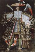 MASTER THOMAS de Coloswar angel holding a firearm oil painting on canvas
